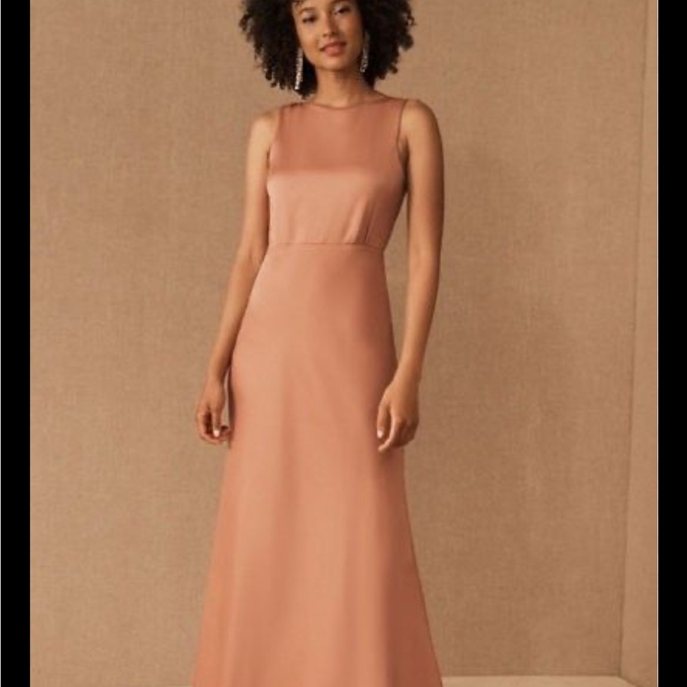 BHLDN bridesmaid dress- copper pink. Worn once
